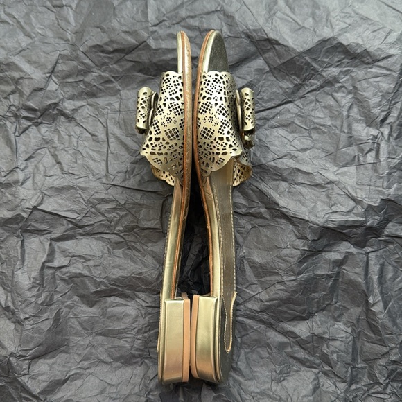 Salvatore Ferragamo Silver / Gold  Sandals - Picture 3 of 11
